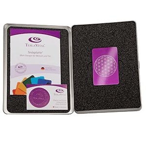 Coffret énergie Nikola Tesla de luxe fleur de vie édition limitée