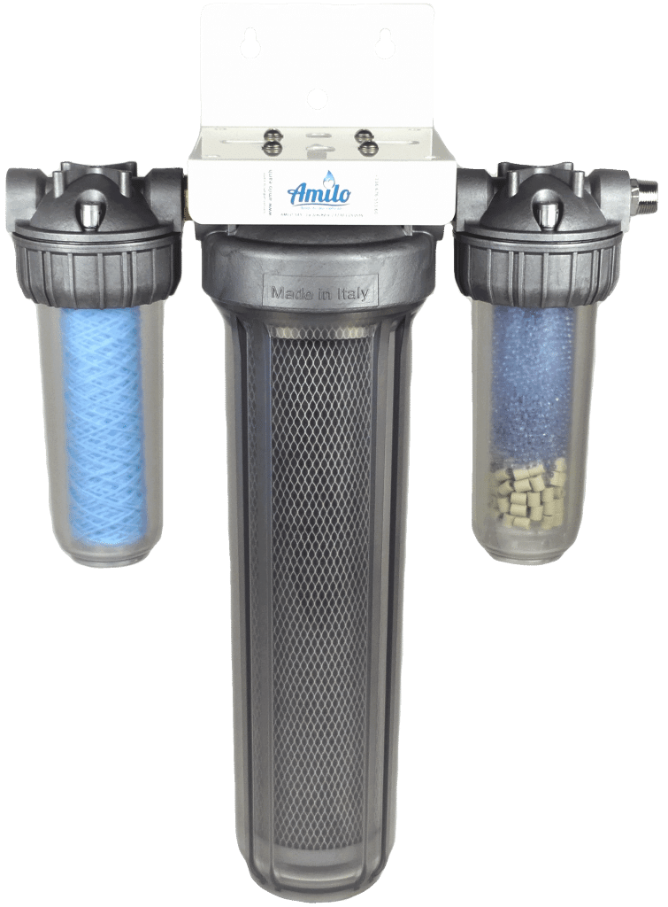 Filtre + vitaliseur d'eau Amilo pour habitation
