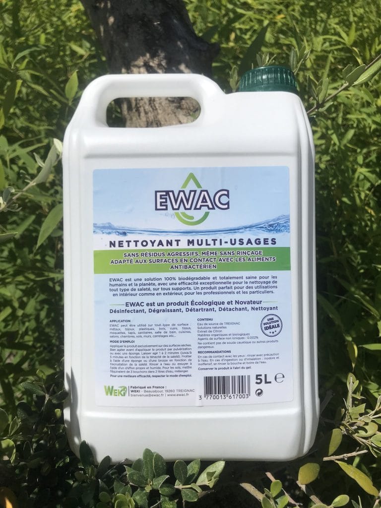 Ewac nettoyant puissant et 100% biodégradable