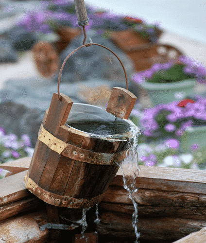 Captages et récupération d'eau de pluie