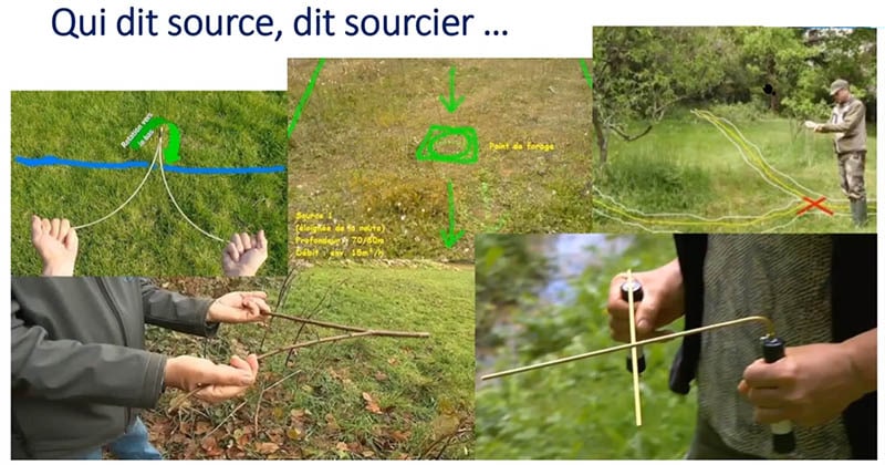 sources et sourciers explications