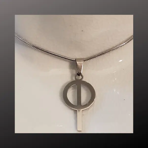 Pendentif Phi-Tech finition argent