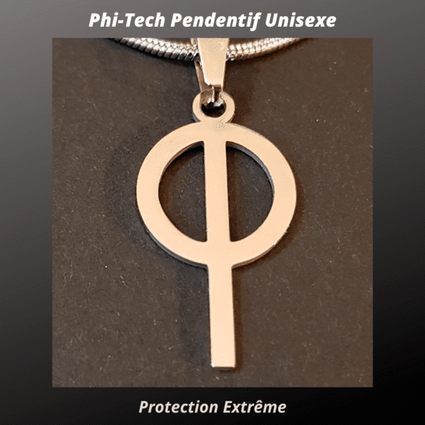 Pendentif Phi-Tech finition or
