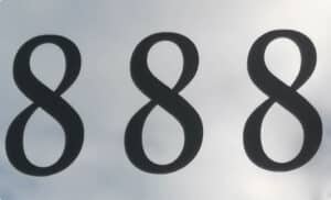El número 888