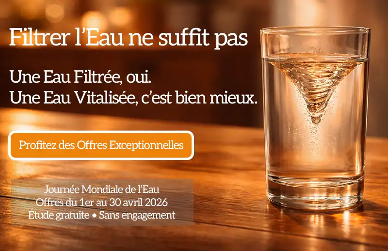 Offres exceptionnelles sur les filtres à eau Amilo du 1er au 30 avril 2026