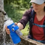 La gourde filtrante vitalisante EauVie en balade