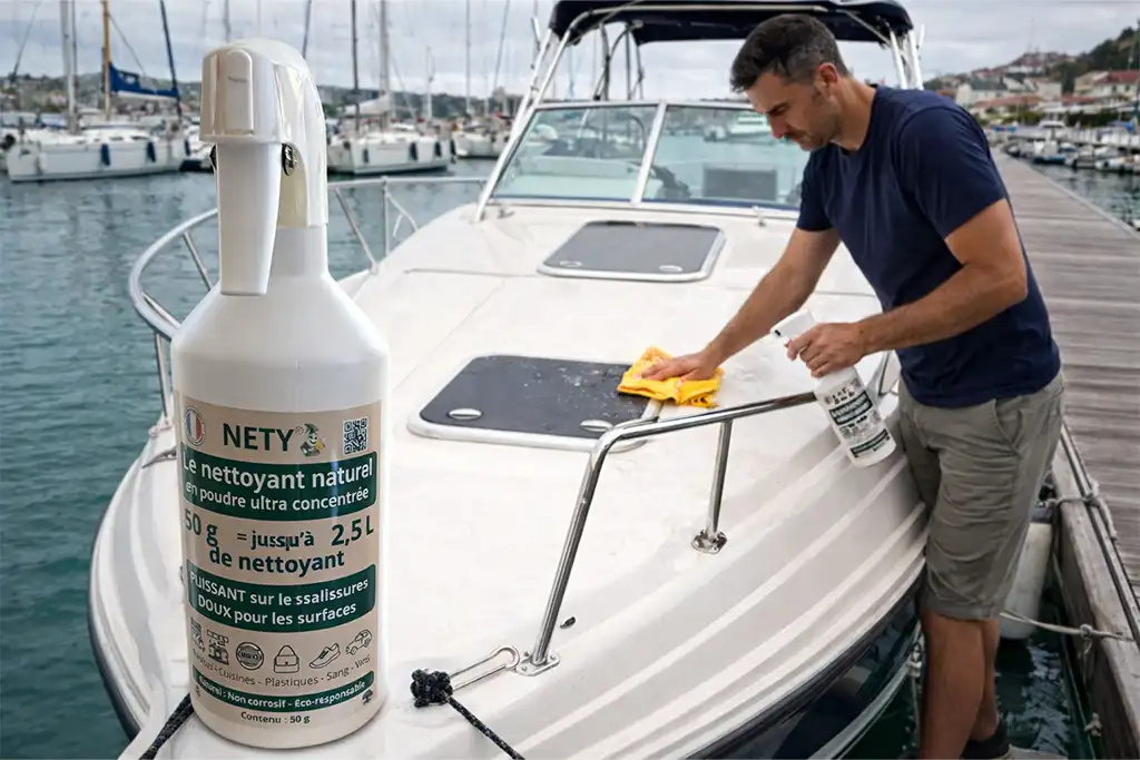 Limpieza de barcos: ¡utiliza Nety!
